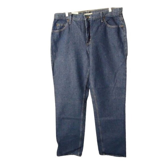 Riders By Lee High Rise Relaxed Fit Straight Leg Jeans Denim Sz 16L Medium Wash - Picture 1 of 9